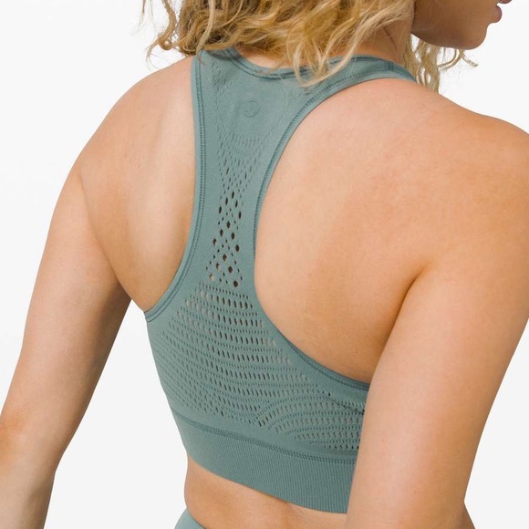 NWT lululemon athletica Reveal Bra Digital Rain C/D Cup - Picture 1 of 5